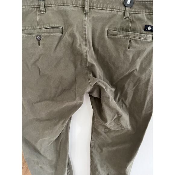 Dockers Mens 40 Straight Smart 360 Flex Khaki Green Pants Casual - Picture 9 of 14